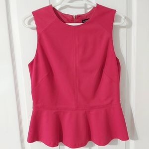 Dark pink sleeveless top